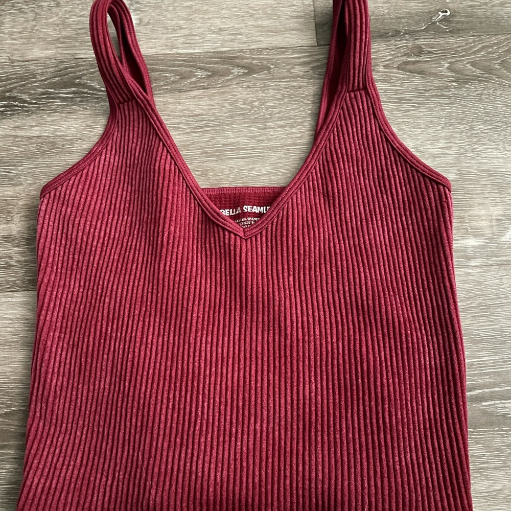 red tank top